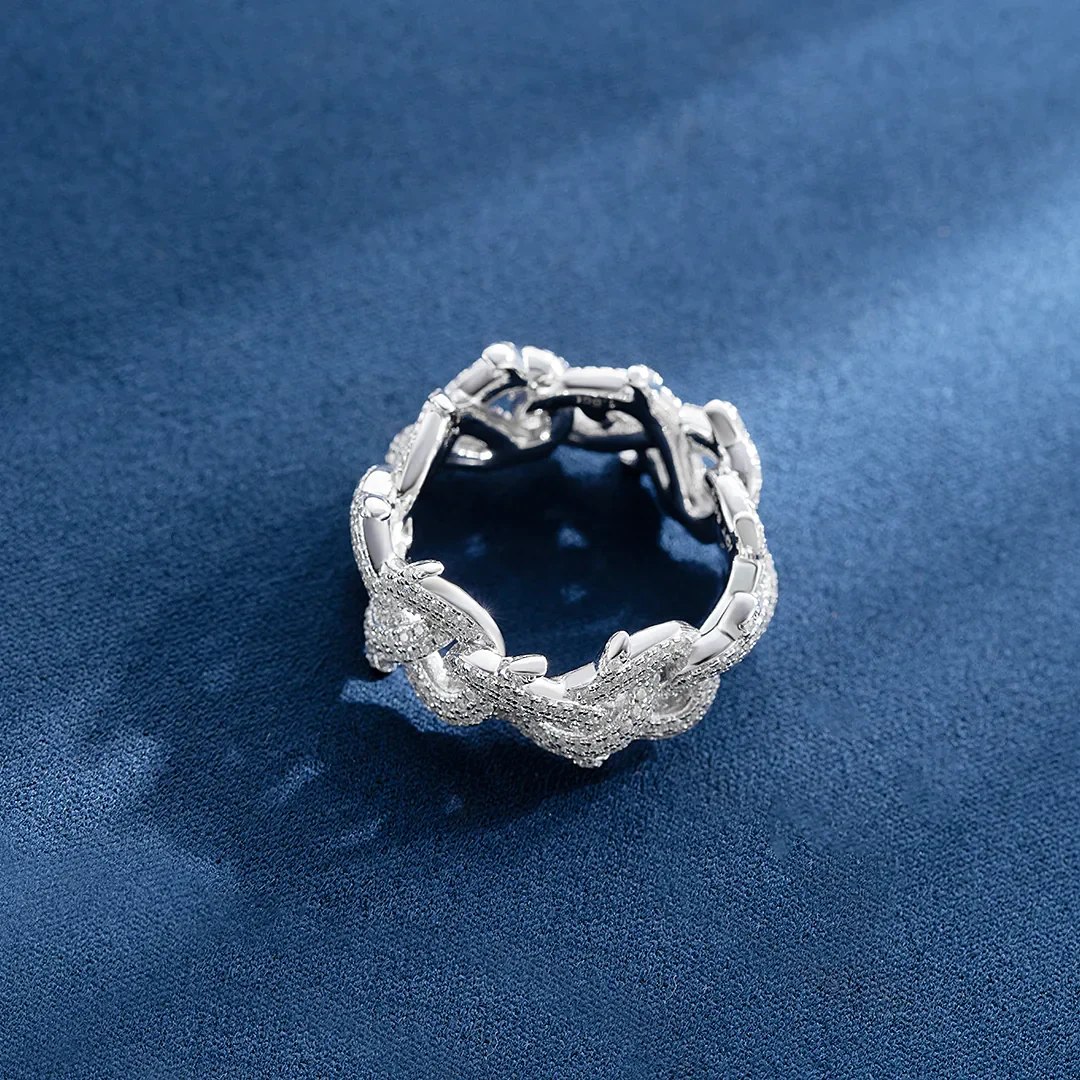 10mm S925 Crown of Thorns Ring