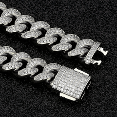 5mm Tennis and 12mm Cuban Link Bracelet Set for Men's