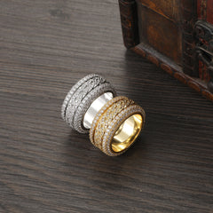 Rotatable Cuban Ring