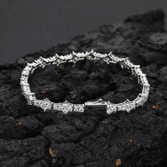 6.5mm S925 Moissanite Featured Tennis Bracelet