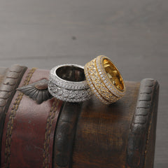 Rotatable Cuban Ring