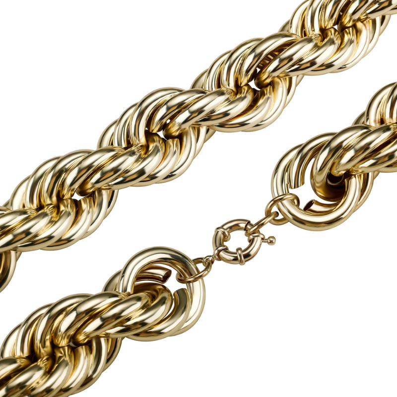 30MM Hip-hop Personality Exaggeration Massive Twist Chain