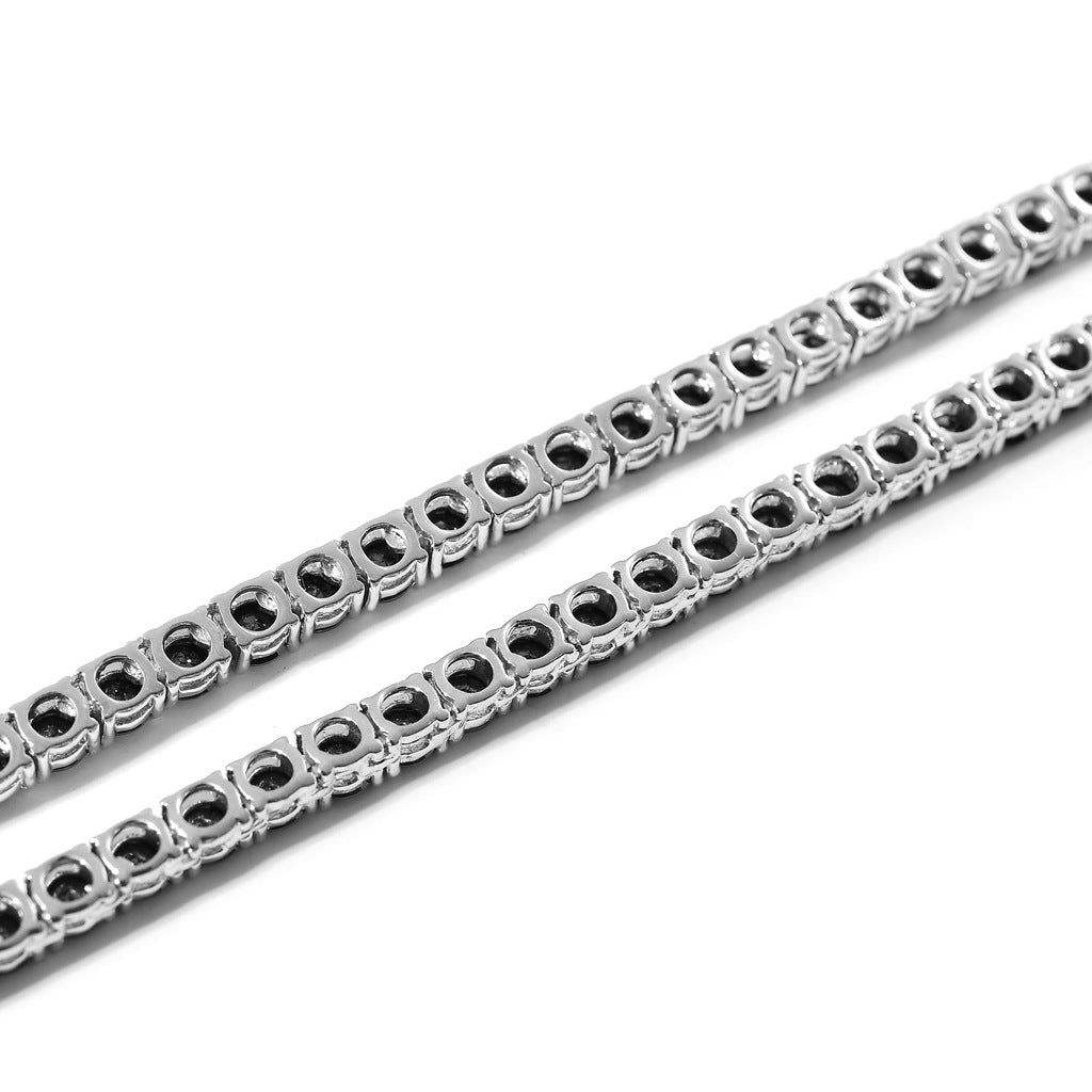 4mm S925 Rare Black Moissanite Tennis Chain