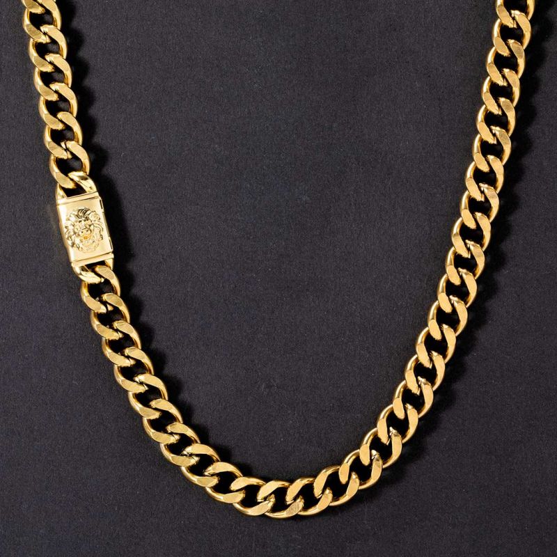 10mm Lion Buckle Cuban Chain