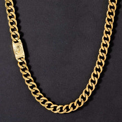 10mm Lion Buckle Cuban Chain