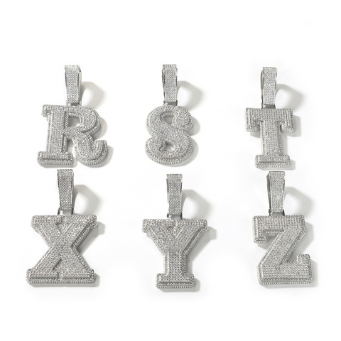 Custom Double Layer Bold Letters Name/Number Pendant