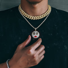 $69 Get Double Layer Necklace-Cuban Chain and Pendant