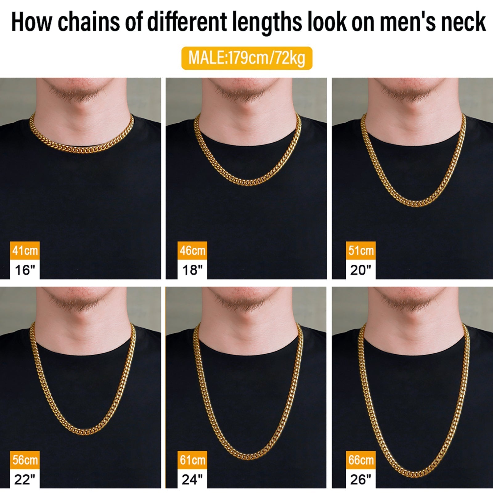 8mm Mens Miami Cuban Link Chain and Bracelet Set