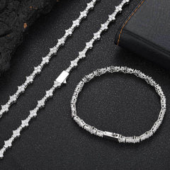 6.5mm S925 Moissanite Featured Tennis Bracelet