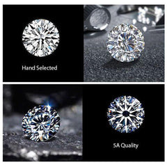 0.5 Carats *2 VVS1 Moissanite Stud Earrings