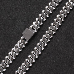 13MM Moissanite Diamond Prong Cuban Chain