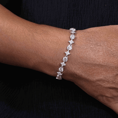 6mm S925 Moissanite Star Tennis Bracelet