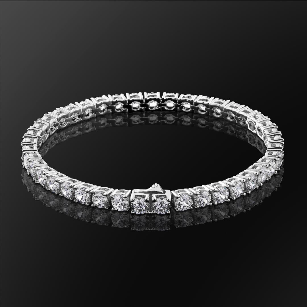 4mm Diamond Tennis Bracelet for Men