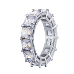 CZ Diamond Ring for Men White Gold& Yellow Gold