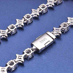 6mm S925 Moissanite Star Tennis Bracelet